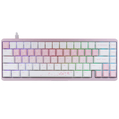 Купить Клавиатура  проводная Varmilo Muse 65 Sakura в интернет-магазине DNS. Характеристики, цена Varmilo Muse 65 Sakura | 5486631.