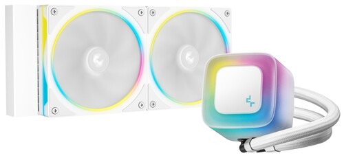 Купить Система охлаждения DEEPCOOL LE240 PRO WH  белая в интернет-магазине DNS. Характеристики, цена DEEPCOOL LE240 PRO WH | 5641390.
