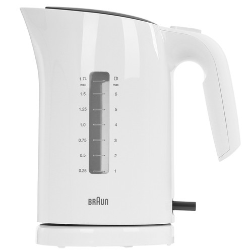 Купить Электрочайник Braun WK3100WH белый в интернет-магазине DNS. Характеристики, цена Braun WK3100WH | 8122872.
