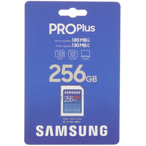 Купить Карта памяти Samsung PRO Plus SDXC 256 ГБ [MB-SD256S/EU] в интернет-магазине DNS. Характеристики, цена  | 5466856.