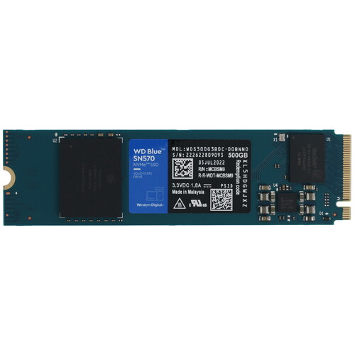 Купить 500 ГБ M.2 NVMe накопитель WD Blue SN570 [WDS500G3B0C] в интернет-магазине DNS. Характеристики, цена WD Blue SN570 | 5073132.