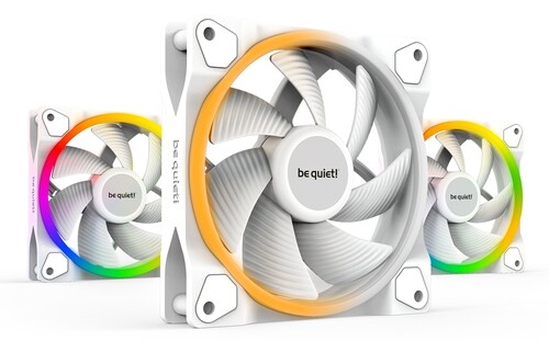 Купить Комплект вентиляторов be quiet! Light Wings WHITE 120mm PWM high-speed Triple Pack [BL101] белый в интернет-магазине DNS. Характеристики, цена be quiet! Light Wings WHITE 120mm PWM high-speed Triple Pack | 5419796.