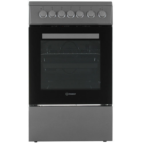 Купить Электрическая плита Indesit ISV5F1HX серебристый в интернет-магазине DNS. Характеристики, цена Indesit ISV5F1HX | 9306997.