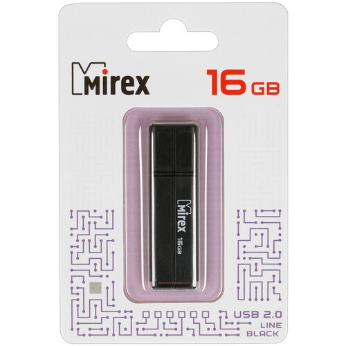 Купить Память USB Flash 16 ГБ Mirex LINE [13600-FMULBK16] в интернет-магазине DNS. Характеристики, цена Mirex LINE | 5043514.