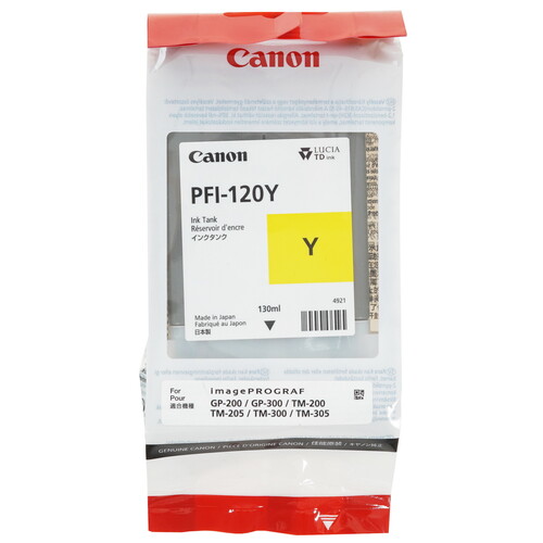 Купить Картридж Canon PFI-120 Y желтый в интернет-магазине DNS. Характеристики, цена Canon PFI-120 Y | 5370049.