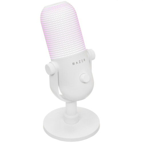 Купить Микрофон Razer Seiren V3 Chroma белый в интернет-магазине DNS. Характеристики, цена Razer Seiren V3 Chroma | 5619575.