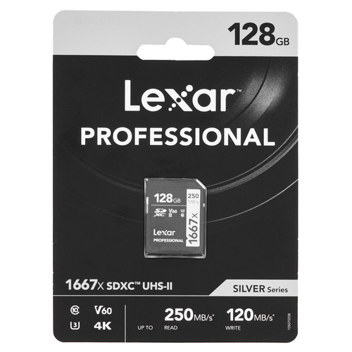 Купить Карта памяти Lexar SDXC 128 ГБ [LSD128CB1667] в интернет-магазине DNS. Характеристики, цена  | 5456349.