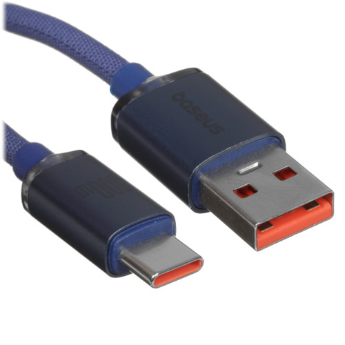 Купить Кабель Baseus USB Type-C - USB Type-A синий в интернет-магазине DNS. Характеристики, цена Baseus Crystal Shine | 9167057.