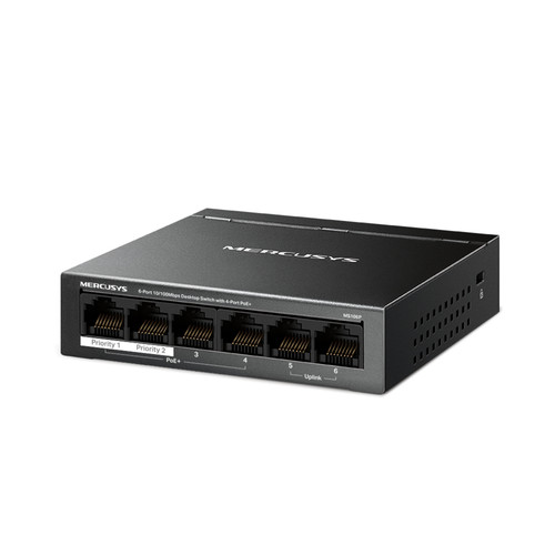 Купить Коммутатор Mercusys MS106P в интернет-магазине DNS. Характеристики, цена Mercusys MS106P | 5628965.