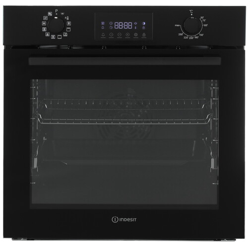 Купить Электрический духовой шкаф Indesit IBFTE 3841 J BL черный в интернет-магазине DNS. Характеристики, цена Indesit IBFTE 3841 J BL | 9136635.