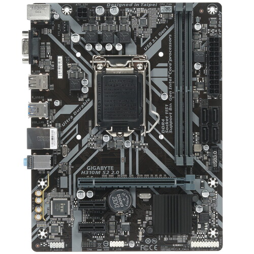 Купить Материнская плата GIGABYTE H310M S2 в интернет-магазине DNS. Характеристики, цена GIGABYTE H310M S2 | 1339504.