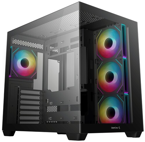 Купить Корпус DEEPCOOL CG530 4F [R-CG530-BKADA4-G-1] черный в интернет-магазине DNS. Характеристики, цена DEEPCOOL CG530 4F | 5607810.