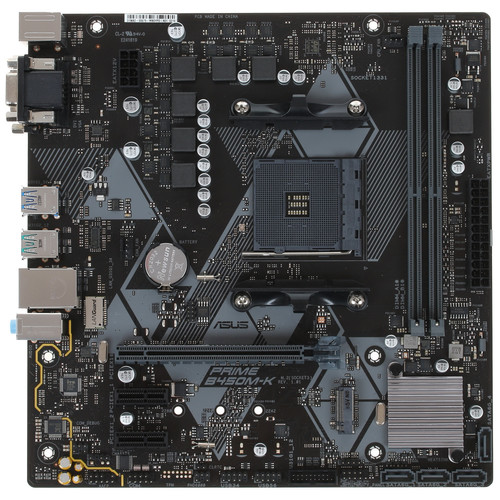 Купить Материнская плата ASUS PRIME B450M-K в интернет-магазине DNS. Характеристики, цена ASUS PRIME B450M-K | 1275076.