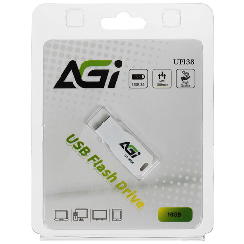 Купить Память USB Flash 16 ГБ Agi UP138 [AGI016GBWUP138-RT] в интернет-магазине DNS. Характеристики, цена Agi UP138 | 5621121.
