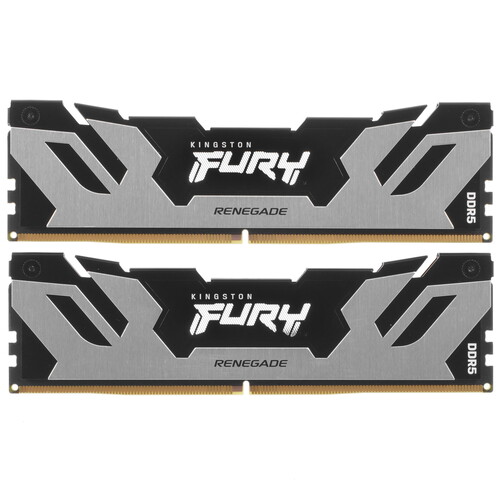 Купить Оперативная память Kingston FURY Renegade Silver [KF564C32RSK2-32] 32 ГБ в интернет-магазине DNS. Характеристики, цена Kingston FURY Renegade Silver | 5058507.
