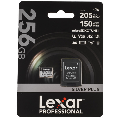 Купить Карта памяти Lexar Professional Silver Plus microSDXC 256 ГБ [LMSSIPL256G-BNANG] в интернет-магазине DNS. Характеристики, цена  | 9194493.
