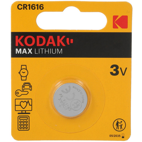 Купить Батарейка Kodak MAX Lithium CR1616 в интернет-магазине DNS. Характеристики, цена Kodak MAX Lithium | 5666139.