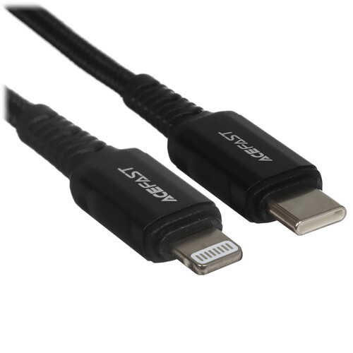 Купить Кабель ACEFAST Lightning 8-pin - USB Type-C черный 1.8 м в интернет-магазине DNS. Характеристики, цена ACEFAST C4-01 | 9983373.