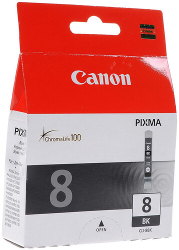 Купить Картридж Canon CLI-8BK черный в интернет-магазине DNS. Характеристики, цена Canon CLI-8BK | 0010277.
