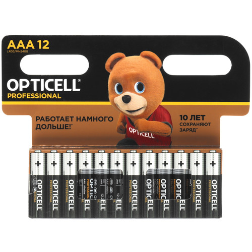 Купить Батарейка Opticell Professional AAA (LR03/FR03) в интернет-магазине DNS. Характеристики, цена Opticell Professional | 5443888.