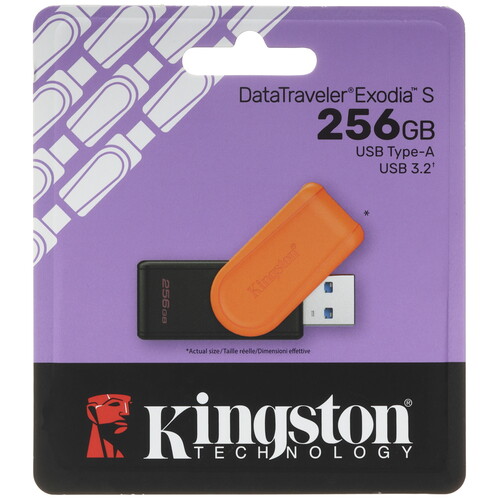 Купить Память USB Flash 256 ГБ Kingston DataTraveler Exodia S [DTXS/256GB] в интернет-магазине DNS. Характеристики, цена Kingston DataTraveler Exodia S | 5628597.
