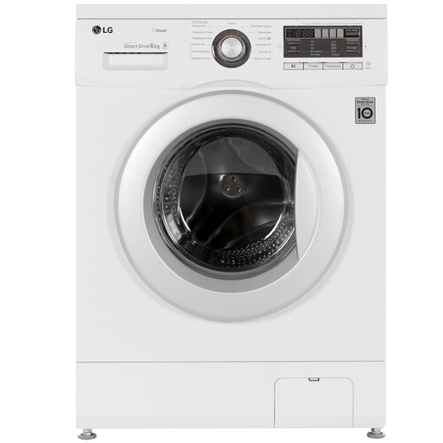 Купить Стиральная машина LG F1296NDS1 белый в интернет-магазине DNS. Характеристики, цена LG F1296NDS1 | 1613313.