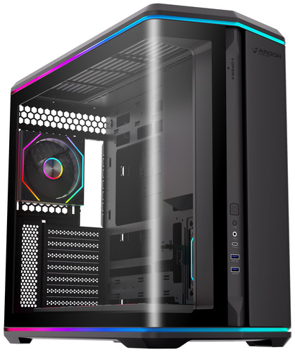 Купить Корпус ARDOR GAMING Crystal Flow CF235  черный в интернет-магазине DNS. Характеристики, цена ARDOR GAMING Crystal Flow CF235 | 9318640.