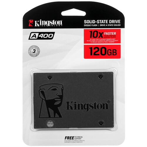 Купить 120 ГБ 2.5" SATA накопитель Kingston A400 [SA400S37/120G] в интернет-магазине DNS. Характеристики, цена Kingston A400 | 5046281.