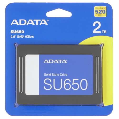 Купить 2000 ГБ 2.5" SATA накопитель ADATA Ultimate SU650 [ASU650SS-2TT-R] в интернет-магазине DNS. Характеристики, цена ADATA Ultimate SU650 | 5449391.