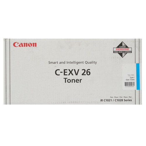 Купить Картридж лазерный Canon C-EXV26 голубой, с чипом в интернет-магазине DNS. Характеристики, цена Canon C-EXV26 | 0186949.