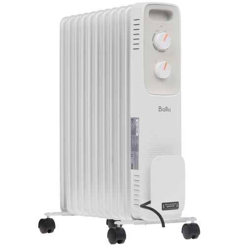 Купить Масляный обогреватель Ballu Deluxe BOH/DL-11W белый в интернет-магазине DNS. Характеристики, цена Ballu Deluxe BOH/DL-11W | 9353174.