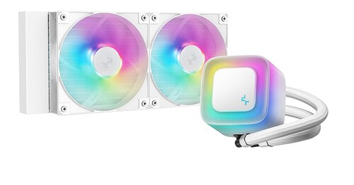 Купить Система охлаждения DEEPCOOL LE240 WH V2  белая в интернет-магазине DNS. Характеристики, цена DEEPCOOL LE240 WH V2 | 5619663.