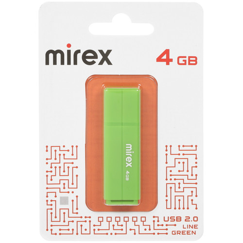 Купить Память USB Flash 4 ГБ Mirex LINE GREEN [13600-FMULGN04] в интернет-магазине DNS. Характеристики, цена Mirex LINE GREEN | 5669727.