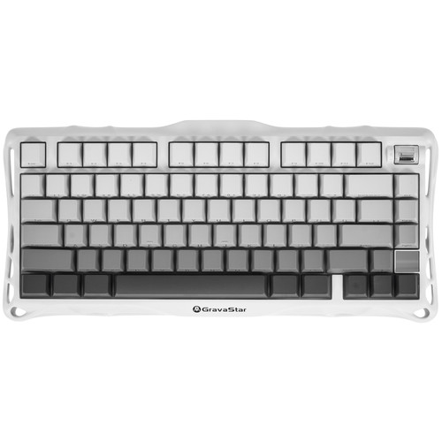 Купить Клавиатура  проводная + беспроводная GravaStar Mercury K1 Gradient White цвет белый в интернет-магазине DNS. Характеристики, цена GravaStar Mercury K1 Gradient White | 9276732.