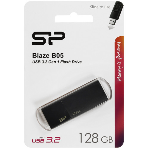 Купить Память USB Flash 128 ГБ Silicon Power Blaze B05 [SP128GBUF3B05V1K] в интернет-магазине DNS. Характеристики, цена Silicon Power Blaze B05 | 5046304.