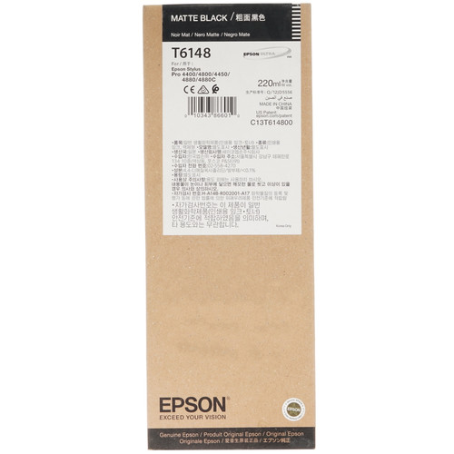 Купить Картридж Epson T6148 черный матовый в интернет-магазине DNS. Характеристики, цена Epson T6148 | 7932547.