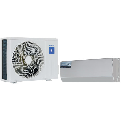 Купить Кондиционер настенный сплит-система DEXP AC-Q7A12INV серебристый в интернет-магазине DNS. Характеристики, цена DEXP AC-Q7A12INV | 9294022.