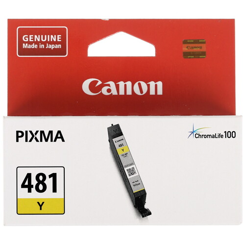 Купить Картридж Canon CLI-481Y желтый в интернет-магазине DNS. Характеристики, цена Canon CLI-481Y | 1175565.