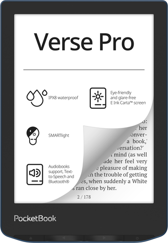 Купить 6" Электронная книга PocketBook 634 Verse Pro синий в интернет-магазине DNS. Характеристики, цена PocketBook 634 Verse Pro | 9196501.