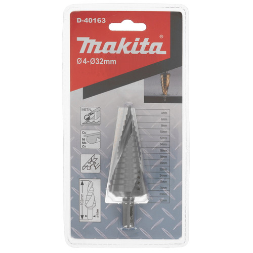 Купить Сверло ступенчатое Makita D-40163 в интернет-магазине DNS. Характеристики, цена Makita D-40163 | 5315952.