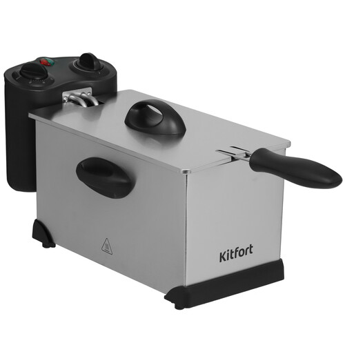 Купить Фритюрница Kitfort КТ-4052 серый в интернет-магазине DNS. Характеристики, цена Kitfort КТ-4052 | 9931402.