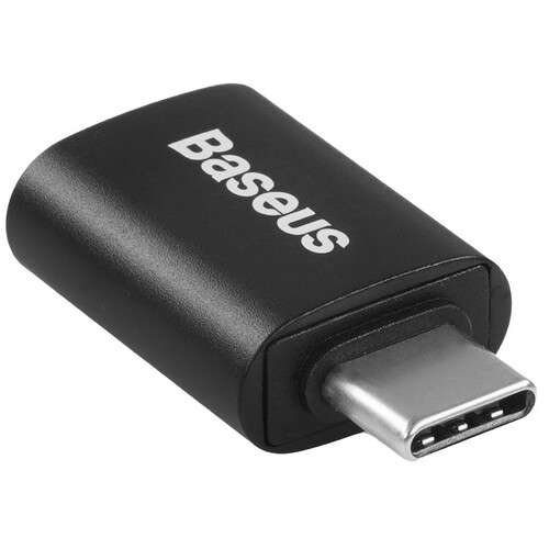 Купить Переходник Baseus USB Type-C - USB Type-A черный в интернет-магазине DNS. Характеристики, цена Baseus | 5454906.