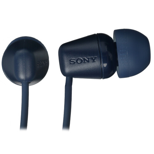 Купить Беспроводные наушники Sony WI-C100  синий 2022 в интернет-магазине DNS. Характеристики, цена Sony WI-C100 | 5499808.