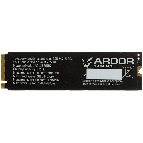 Купить 512 ГБ M.2 NVMe накопитель ARDOR GAMING Lore L282 [AGL282G512] в интернет-магазине DNS. Характеристики, цена ARDOR GAMING Lore L282 | 9170738.