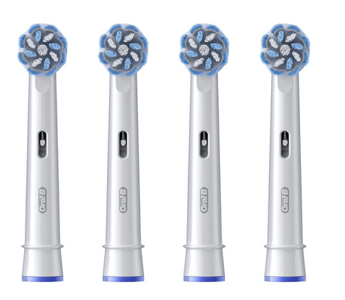 Купить Набор сменных насадок для зубной щетки Braun Oral-B PRO Sensitive Clean EB60X-4 в интернет-магазине DNS. Характеристики, цена Braun Oral-B PRO Sensitive Clean EB60X-4 | 5499102.