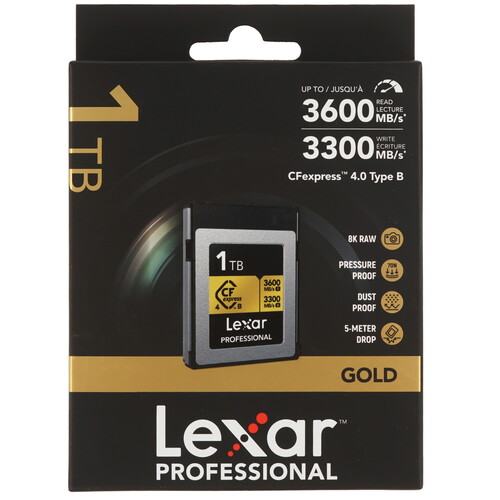 Купить Карта памяти Lexar CFexpress CFexpress Card Type B 1000 ГБ [LCXEXP4001T-RNENG] в интернет-магазине DNS. Характеристики, цена  | 9262233.