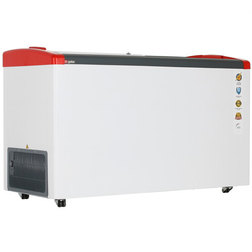Купить Морозильный ларь Frostor Gellar FG 500 E белый, красный в интернет-магазине DNS. Характеристики, цена Frostor Gellar FG 500 E | 1229595.