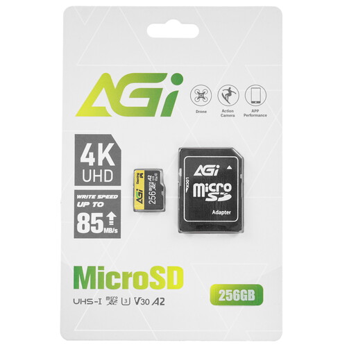 Купить Карта памяти AGI TF138 microSDXC 256 ГБ [AGI256GGSTF138] в интернет-магазине DNS. Характеристики, цена  | 5470999.