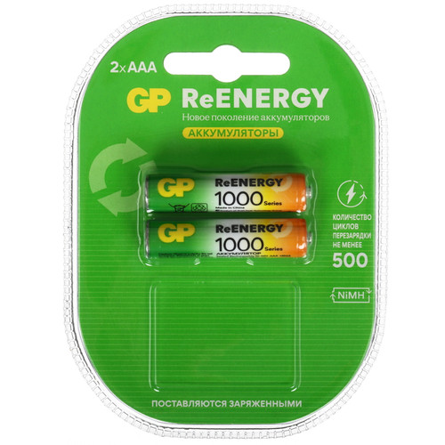 Купить Аккумулятор GP 100AAAHC-2DECRC2 950 мА*ч в интернет-магазине DNS. Характеристики, цена GP 100AAAHC-2DECRC2 | 5634203.