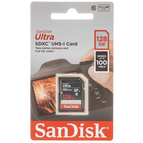 Купить Карта памяти SanDisk Ultra SDXC 128 ГБ [SDSDUNR-128G-GN3IN] в интернет-магазине DNS. Характеристики, цена  | 9051209.